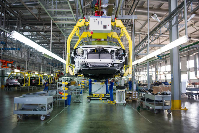 Сборка Luxgen на заводе Дервейс