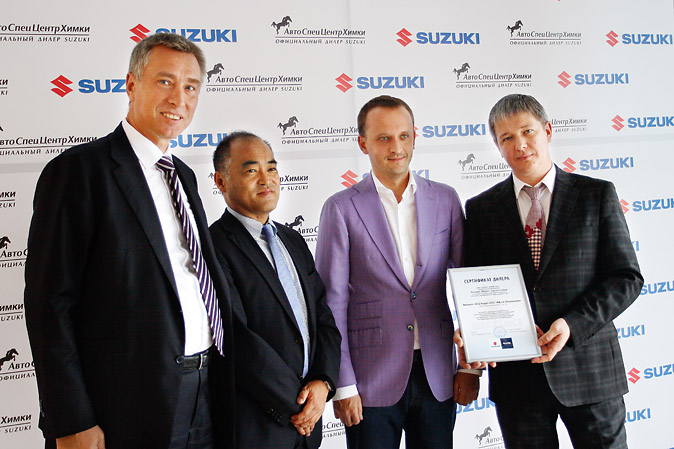 Владимир Моженков, АвтоСпецЦентр; Коичи Такакура, Сузуки Мотор Рус; Алексей Тузов, АвтоСпецЦентр; Алексей Гуляев, АвтоСпецЦентр