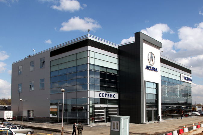 Первый в России дилерский центр Acura